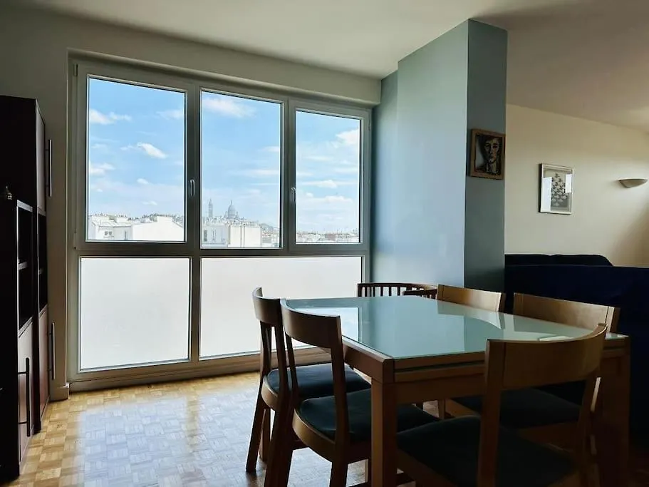 Apartment With Tour Eiffel View And Montmartre Paříž