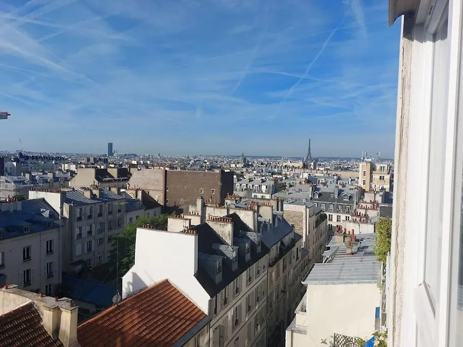 Apartment With Tour Eiffel View And Montmartre Paris 0*,