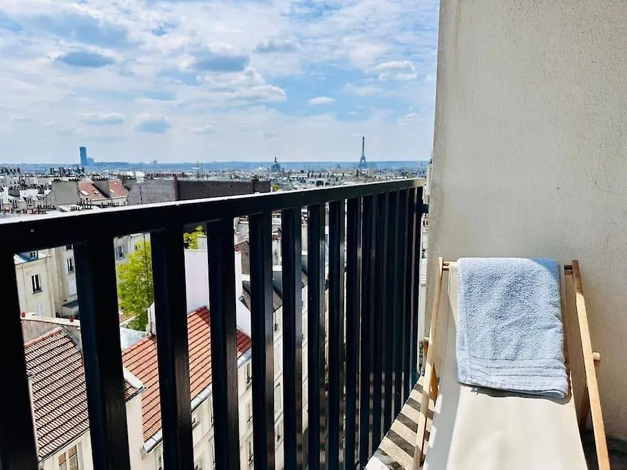 Apartment With Tour Eiffel View And Montmartre Paris