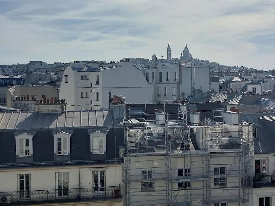 Apartment With Tour Eiffel View And Montmartre Paříž